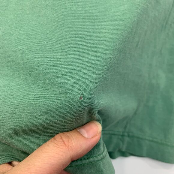 Replay Basic T Shirt Mens L Large Green Sanforized Cotton Union Made In USA Tee - Picture 13 of 16